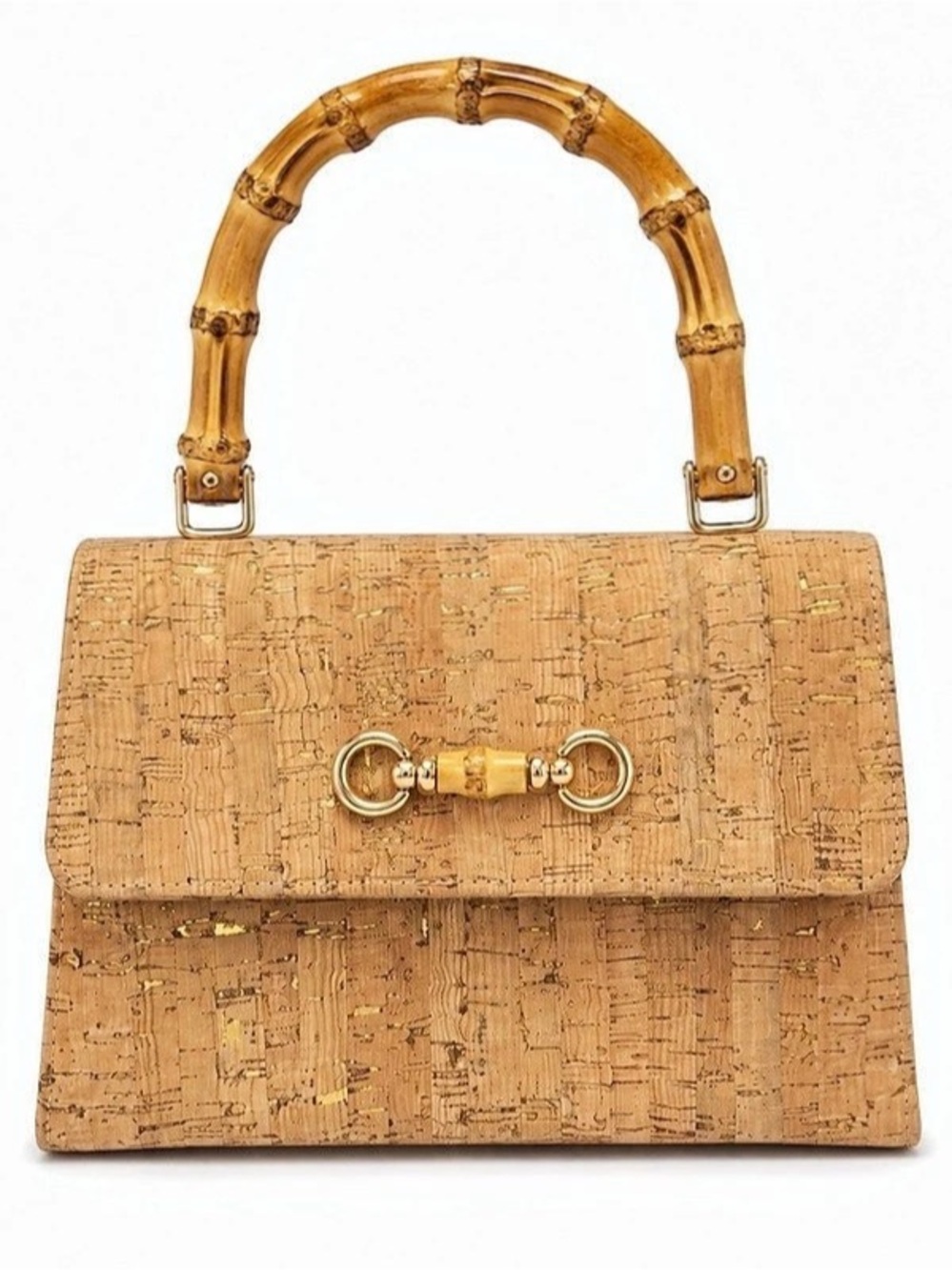 Cork Satchel in Brown Like New